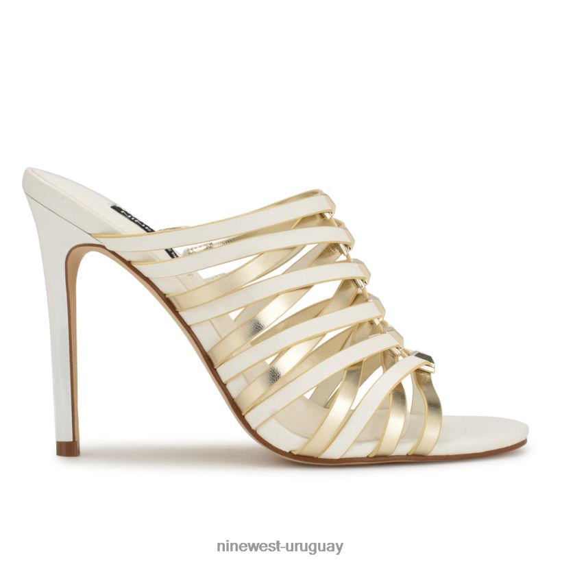 BD04221703 Nine West sandalias de tacón imprescindibles platino blanco