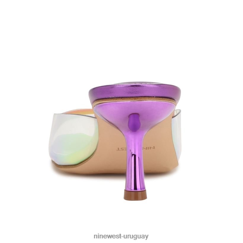 BD04221721 Nine West sandalias de tacón raylen puesta de sol multimetálica