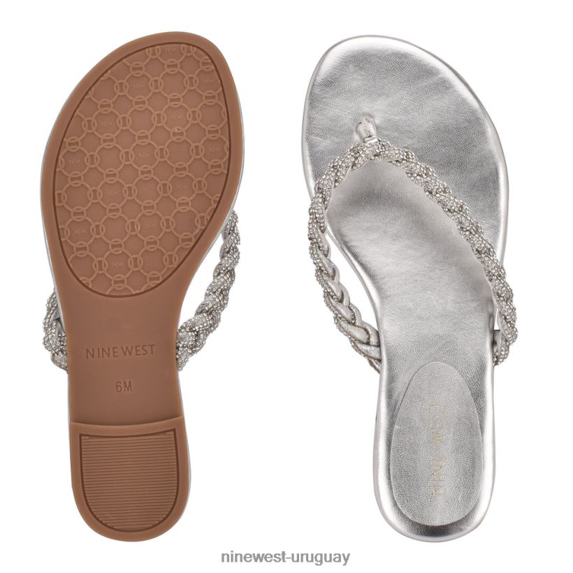 BD04221963 Nine West sandalias planas tinee