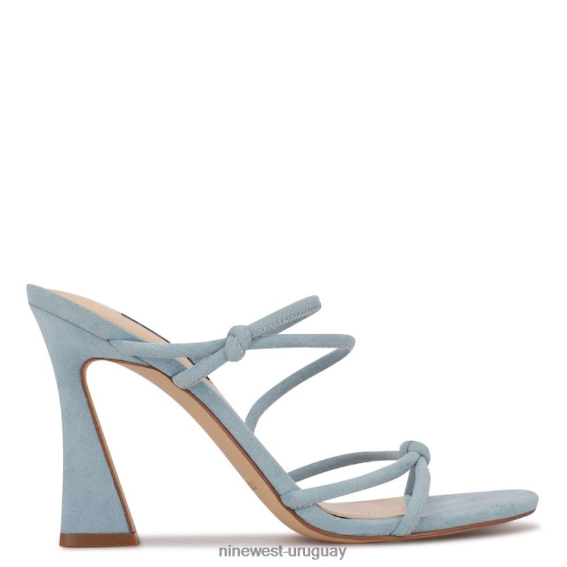 BD04222035 Nine West sandalias de tacón kims gamuza azul