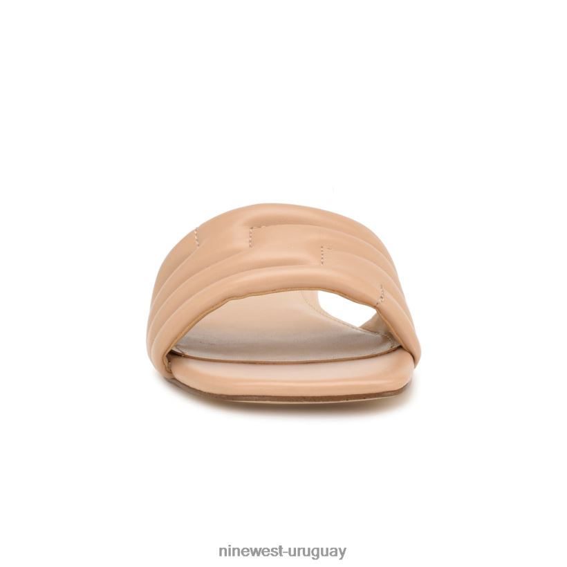 BD04222089 Nine West sandalias planas menqs Rosa claro