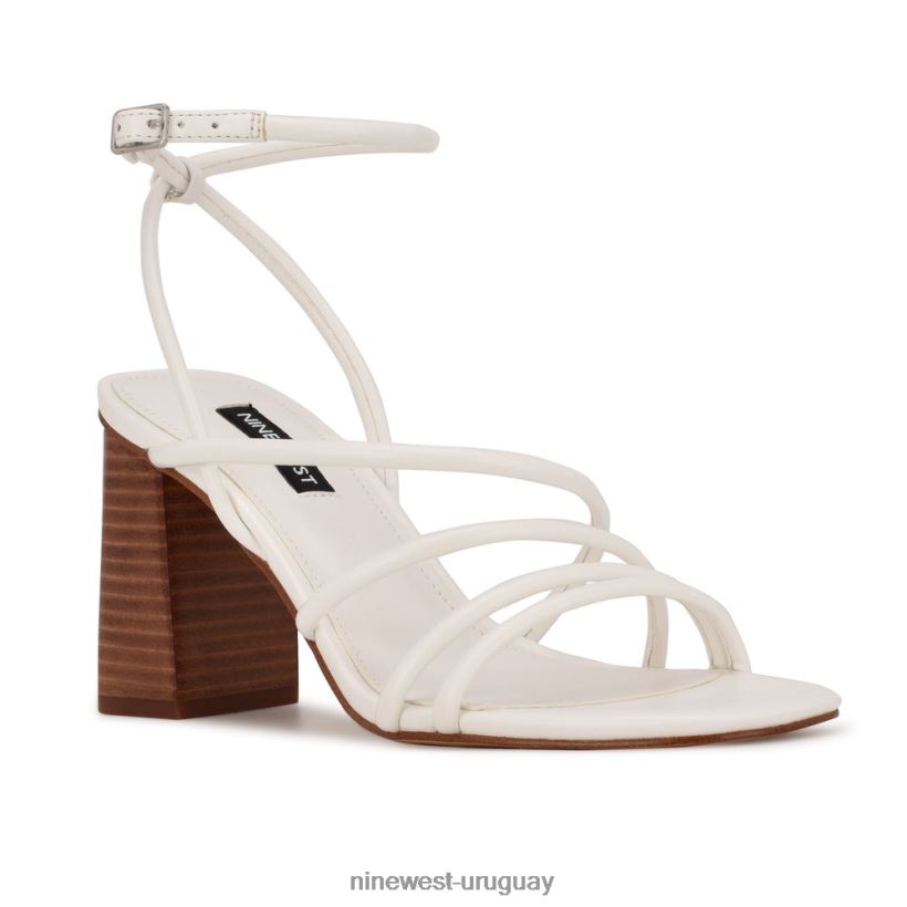 BD04222249 Nine West sandalias de tacón yeap blanco