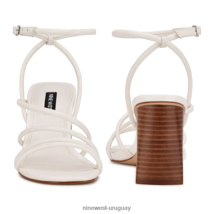 BD04222249 Nine West sandalias de tacón yeap blanco