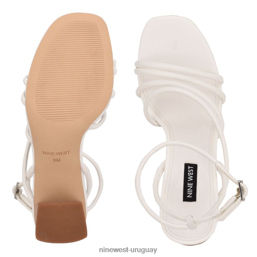 BD04222249 Nine West sandalias de tacón yeap blanco