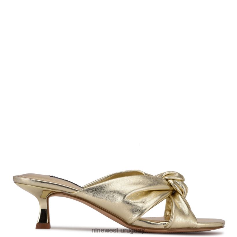BD04222264 Nine West sandalias con tacón dipa platino