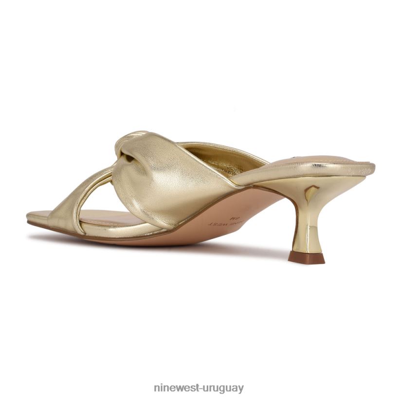 BD04222264 Nine West sandalias con tacón dipa platino