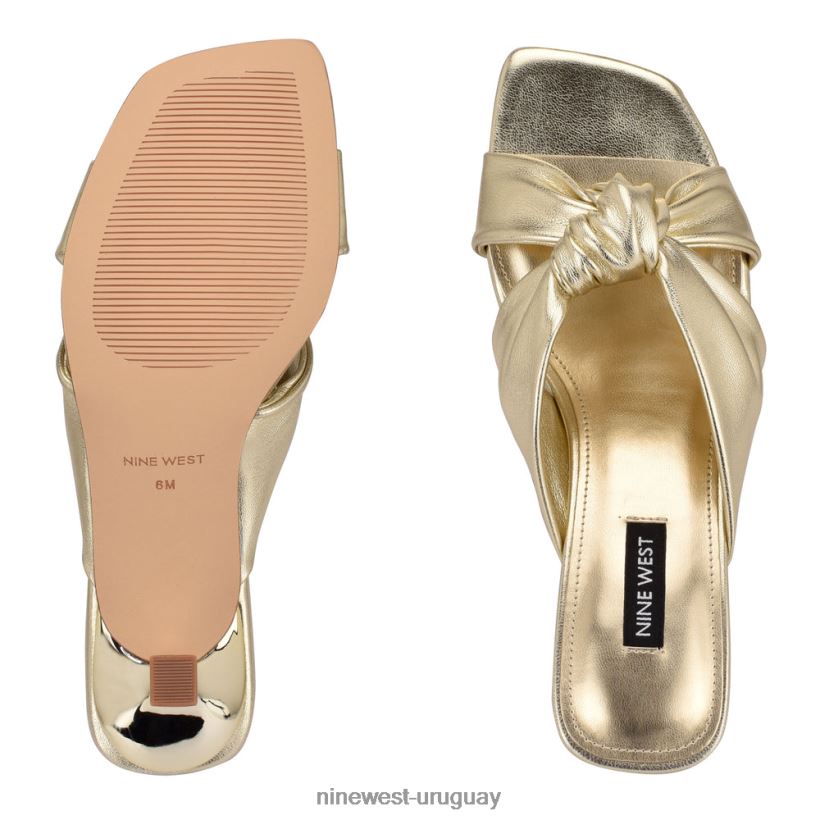 BD04222264 Nine West sandalias con tacón dipa platino