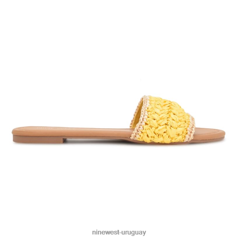 BD04222936 Nine West sandalias beehiv amarillo