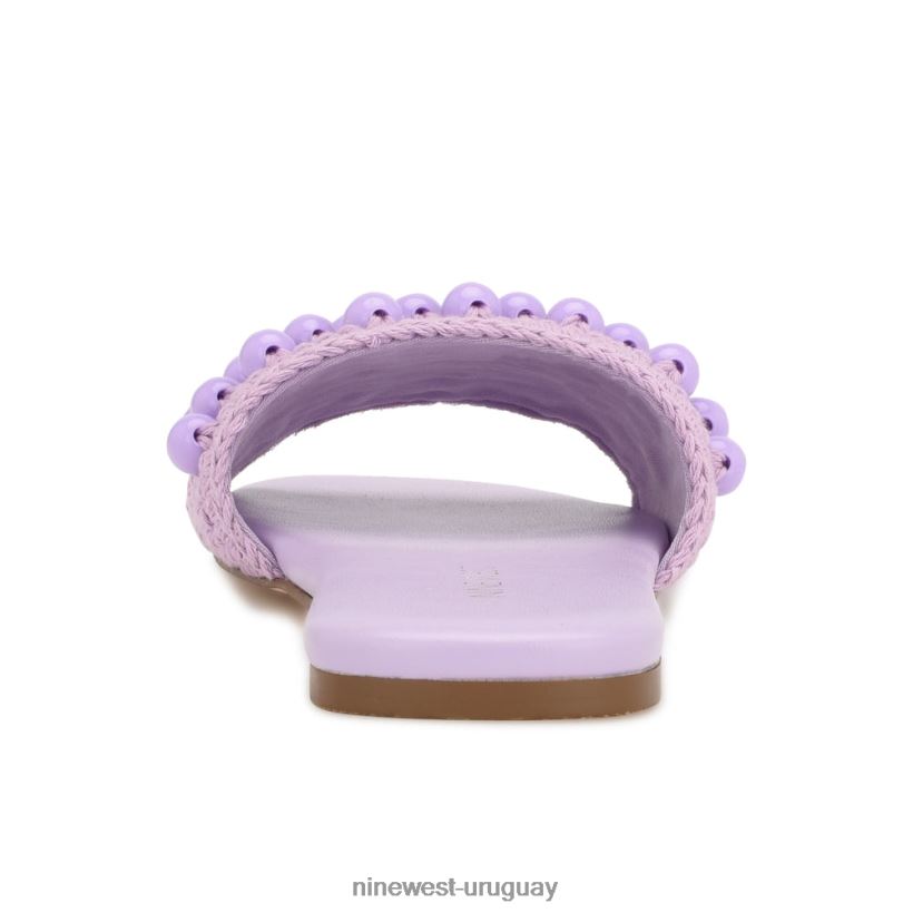 BD0422642 Nine West sandalias tejidas leelee púrpura