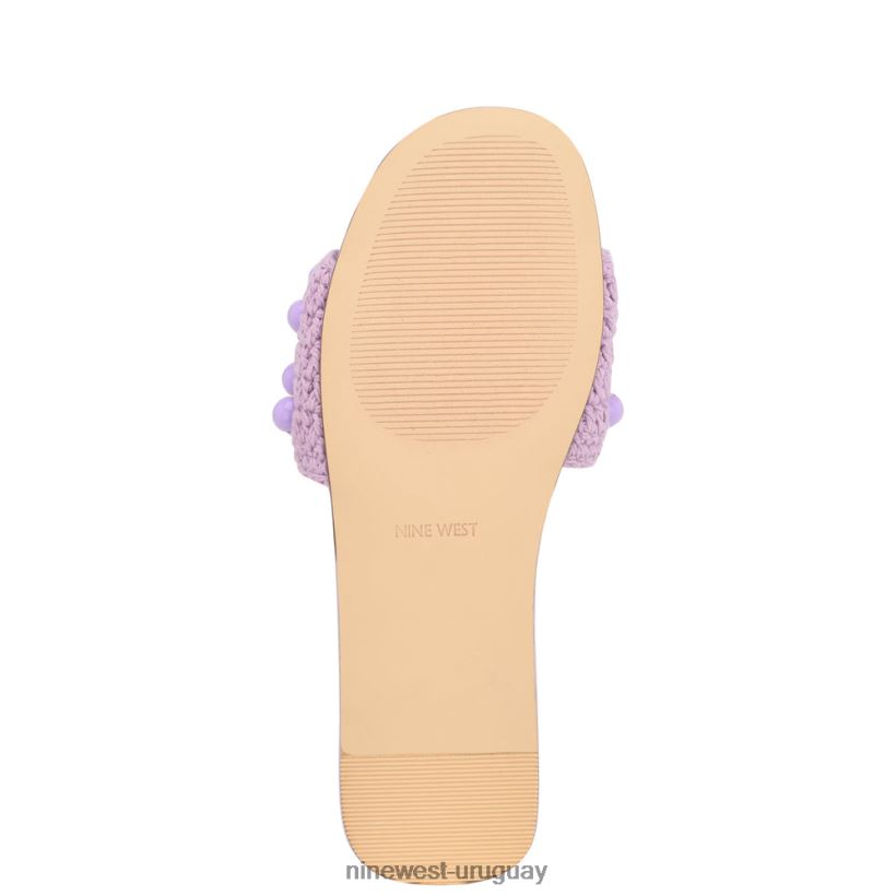 BD0422642 Nine West sandalias tejidas leelee púrpura