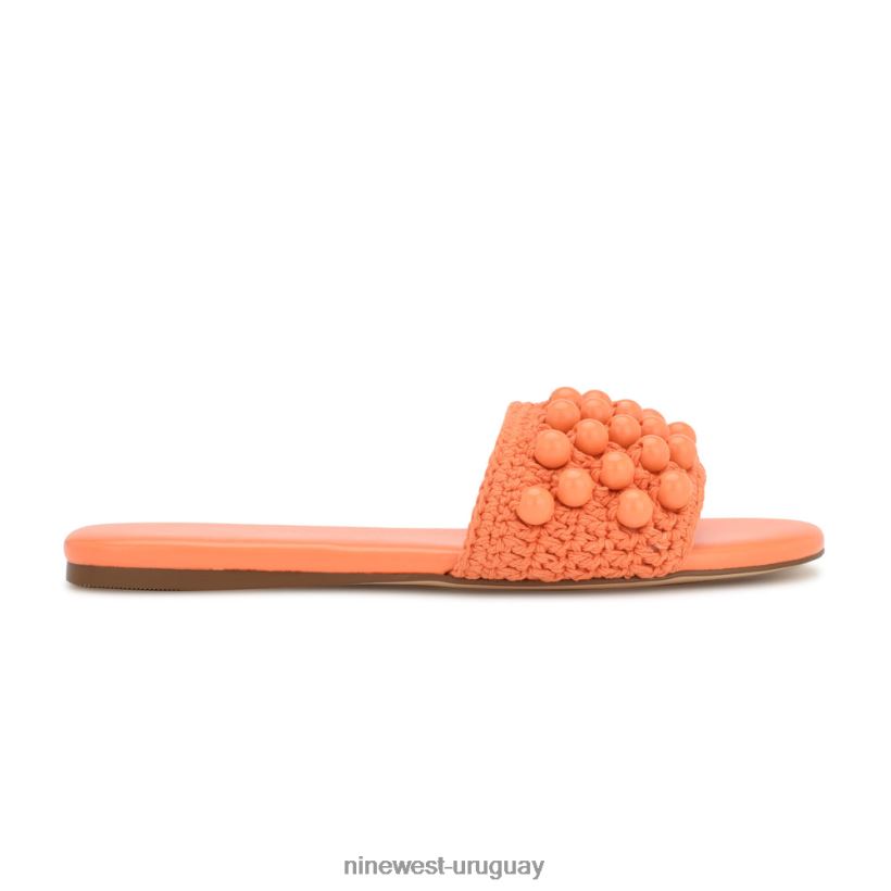 BD0422643 Nine West sandalias tejidas leelee naranja