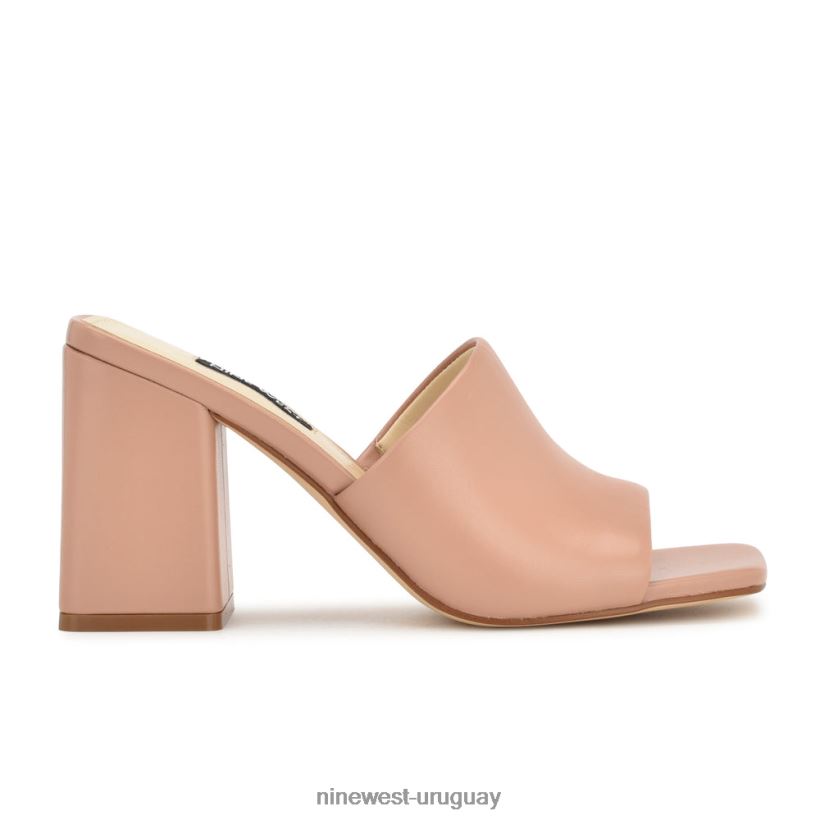 BD0422651 Nine West sandalias con tacón teice desnudo