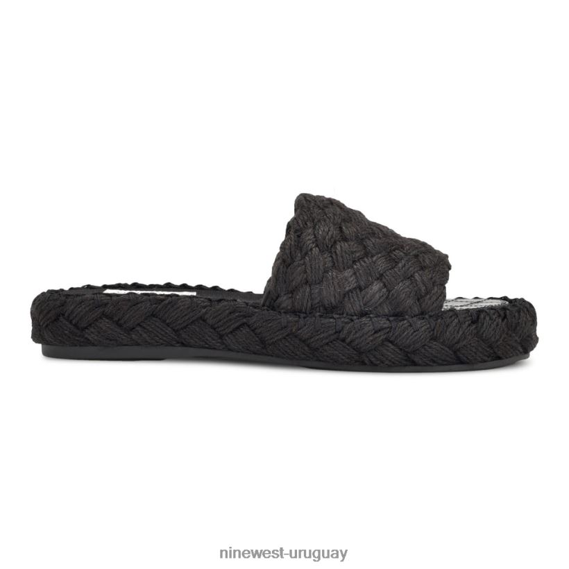 BD0422653 Nine West sandalias Stef tejidas negro
