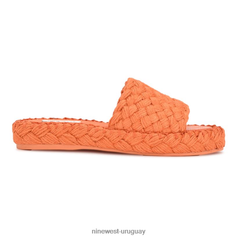 BD0422654 Nine West sandalias Stef tejidas naranja