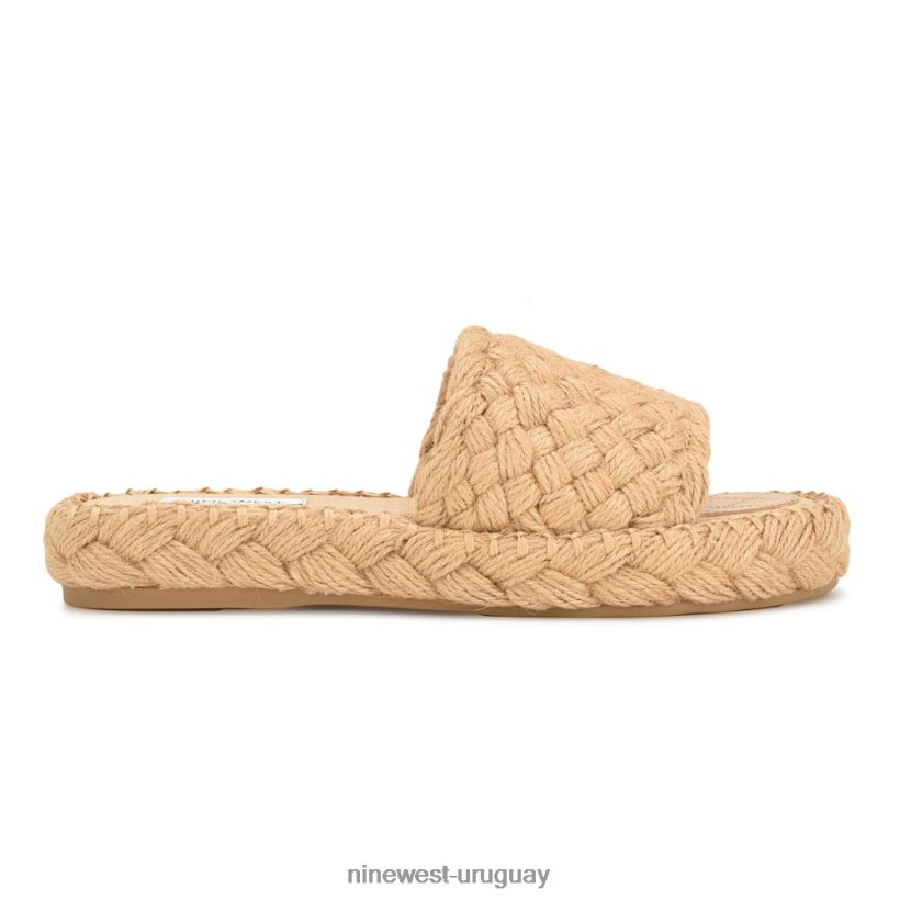 BD0422655 Nine West sandalias Stef tejidas natural