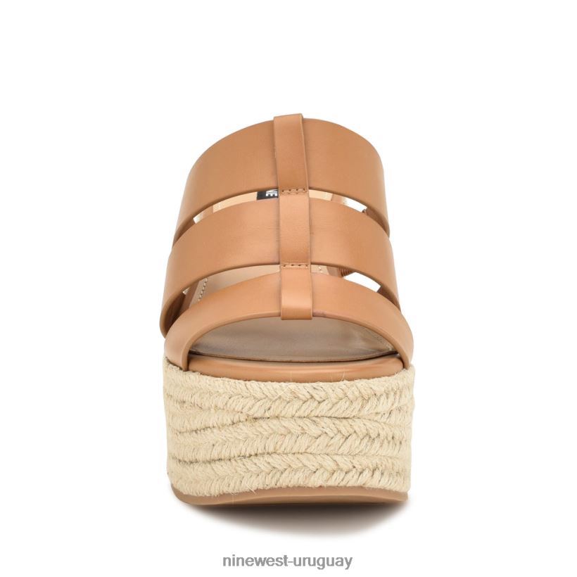 BD0422671 Nine West sandalias tipo alpargata keran marrón