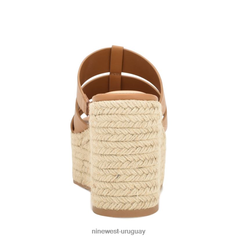 BD0422671 Nine West sandalias tipo alpargata keran marrón