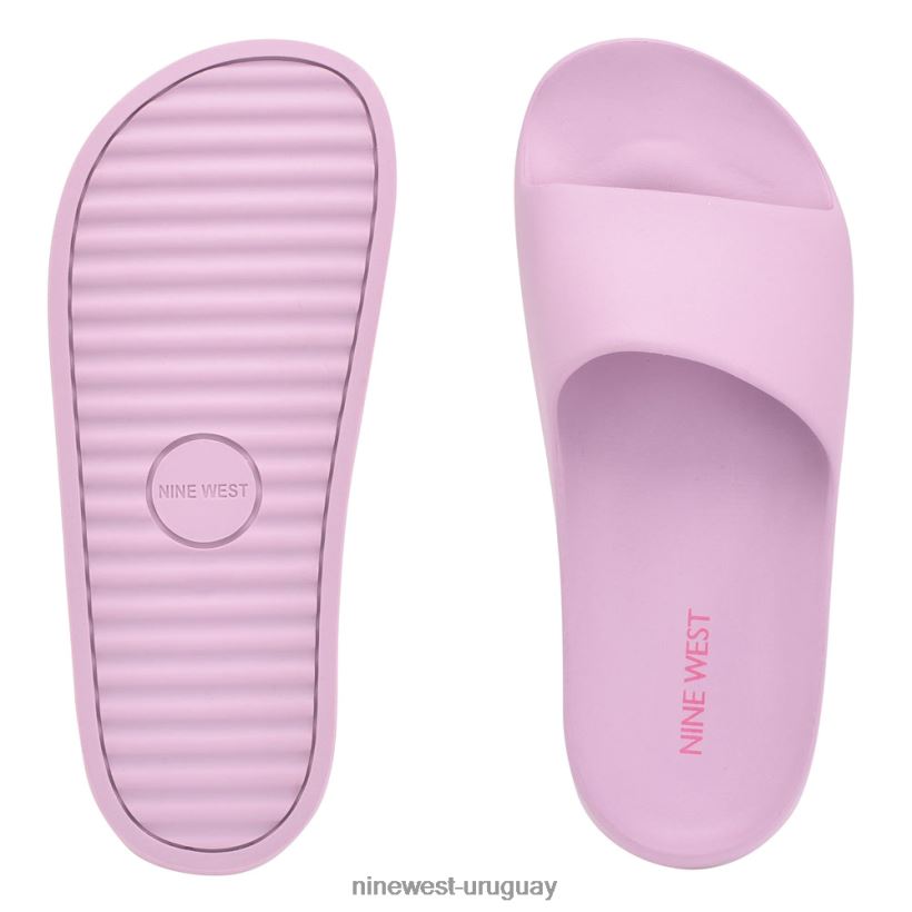 BD0422676 Nine West sandalias con plataforma para piscina violeta claro