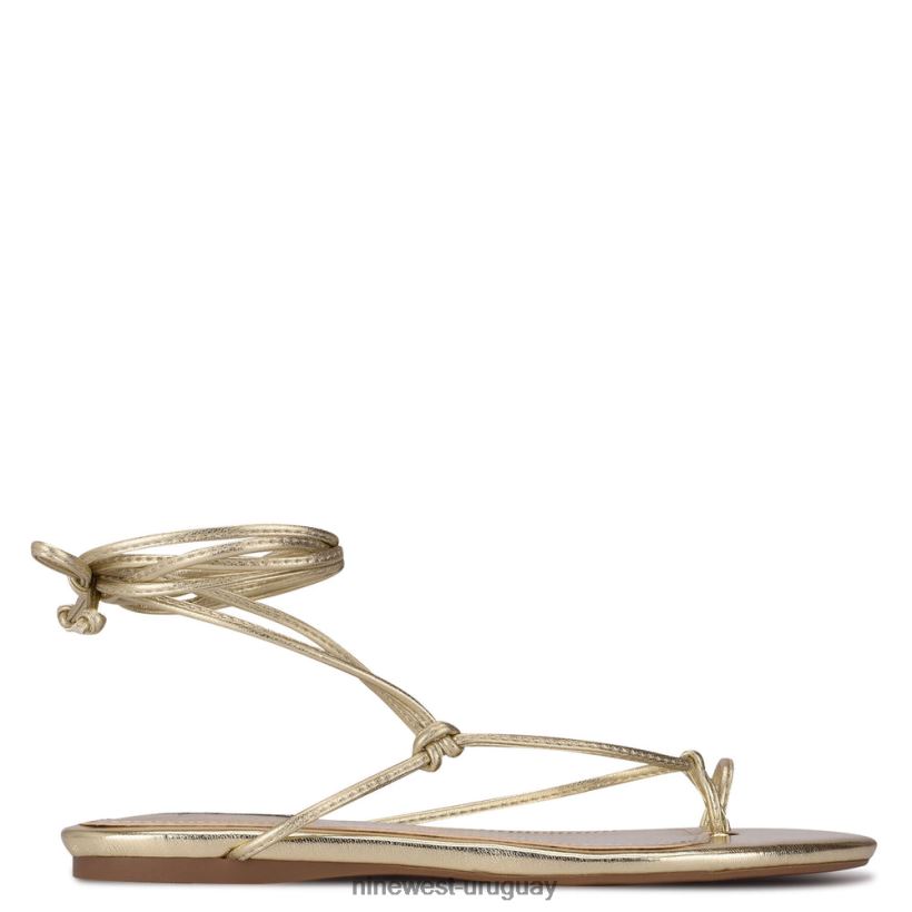 BD04221960 Nine West sandalias planas cruzadas en el tobillo pansie