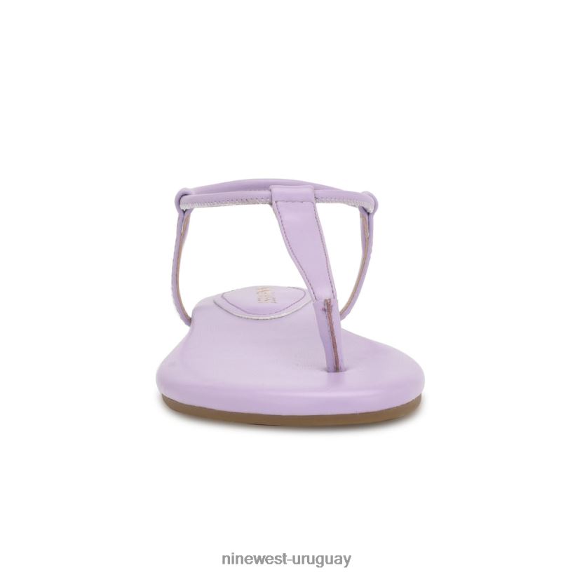 BD042223 Nine West sandalias planas bassie violeta claro