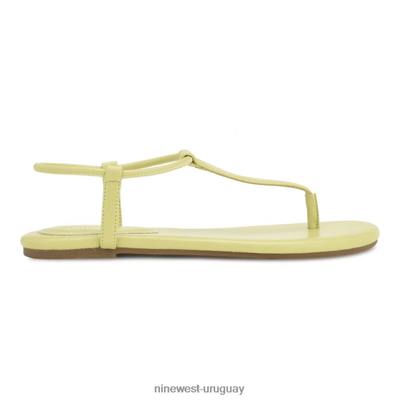 BD042224 Nine West sandalias planas bassie verde
