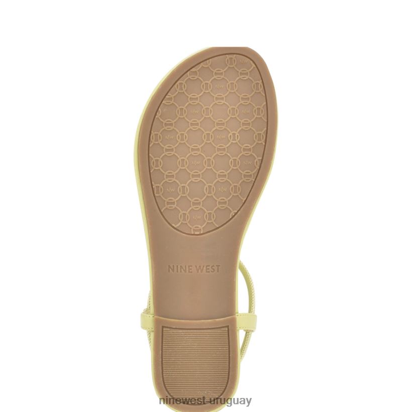 BD042224 Nine West sandalias planas bassie verde
