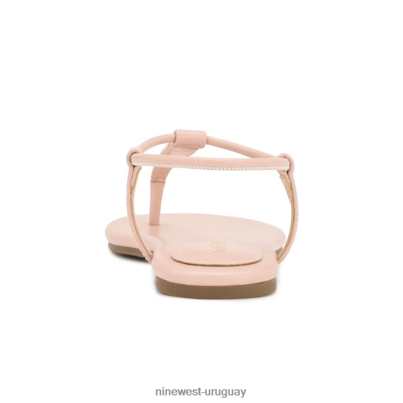BD042239 Nine West sandalias planas bassie Rosa claro