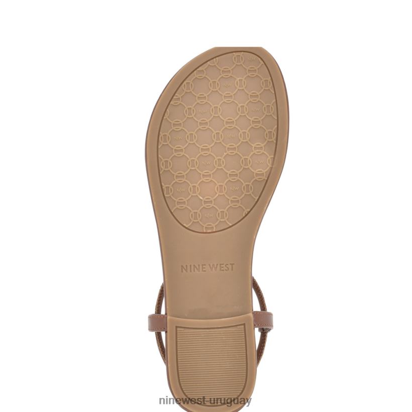 BD042240 Nine West sandalias planas bassie bronceado oscuro
