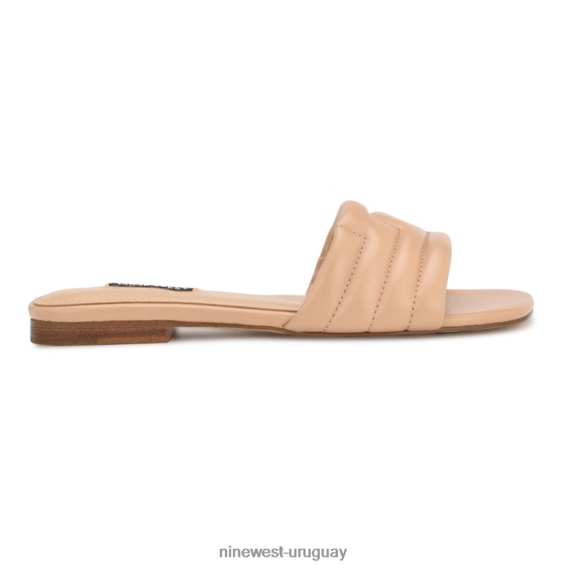 BD042246 Nine West sandalias planas menqs Rosa claro