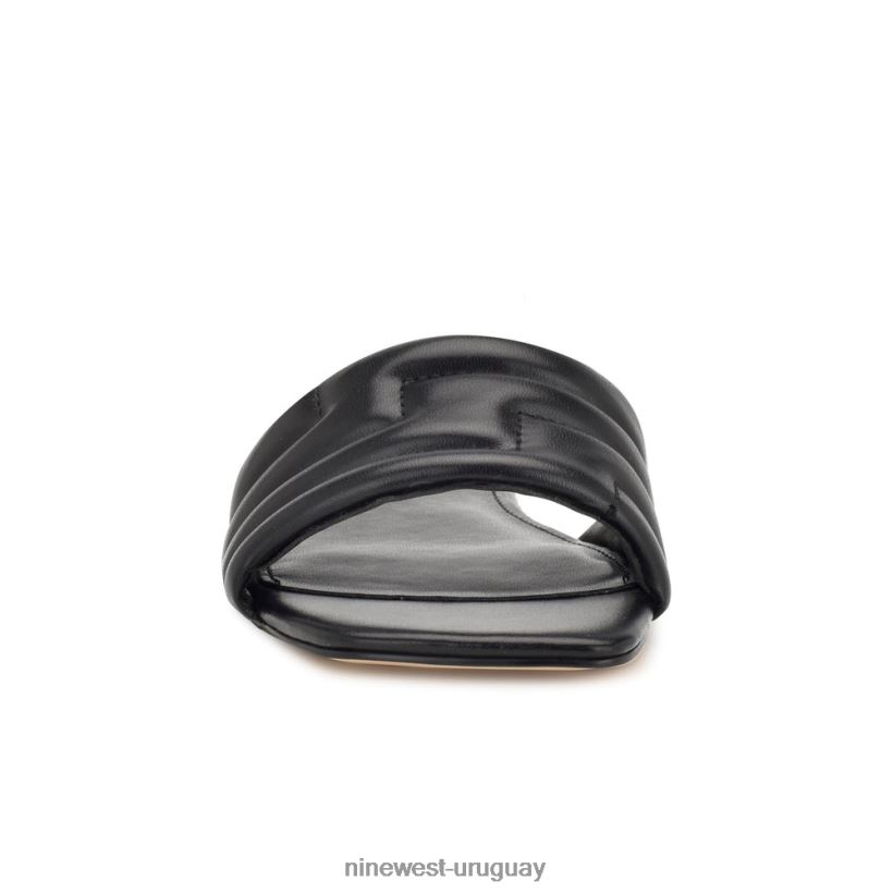 BD042248 Nine West sandalias planas menqs negro