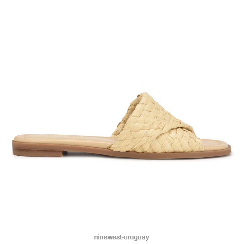 BD042249 Nine West sandalias planas havah natural