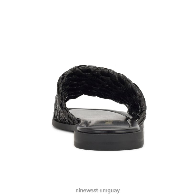 BD042251 Nine West sandalias planas havah negro