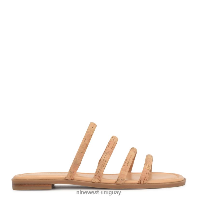 BD042254 Nine West sandalias planas happy natural