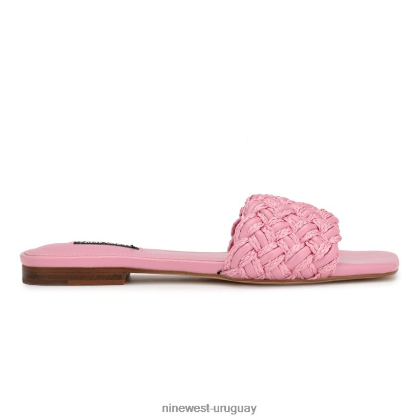 BD04225 Nine West sandalias planas maci rosa