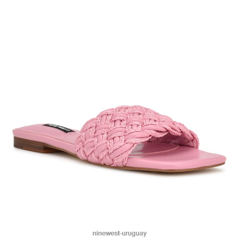 BD04225 Nine West sandalias planas maci rosa