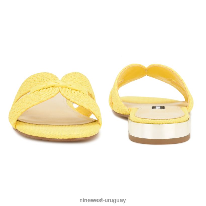 BD042261 Nine West sandalias planas irenie amarillo