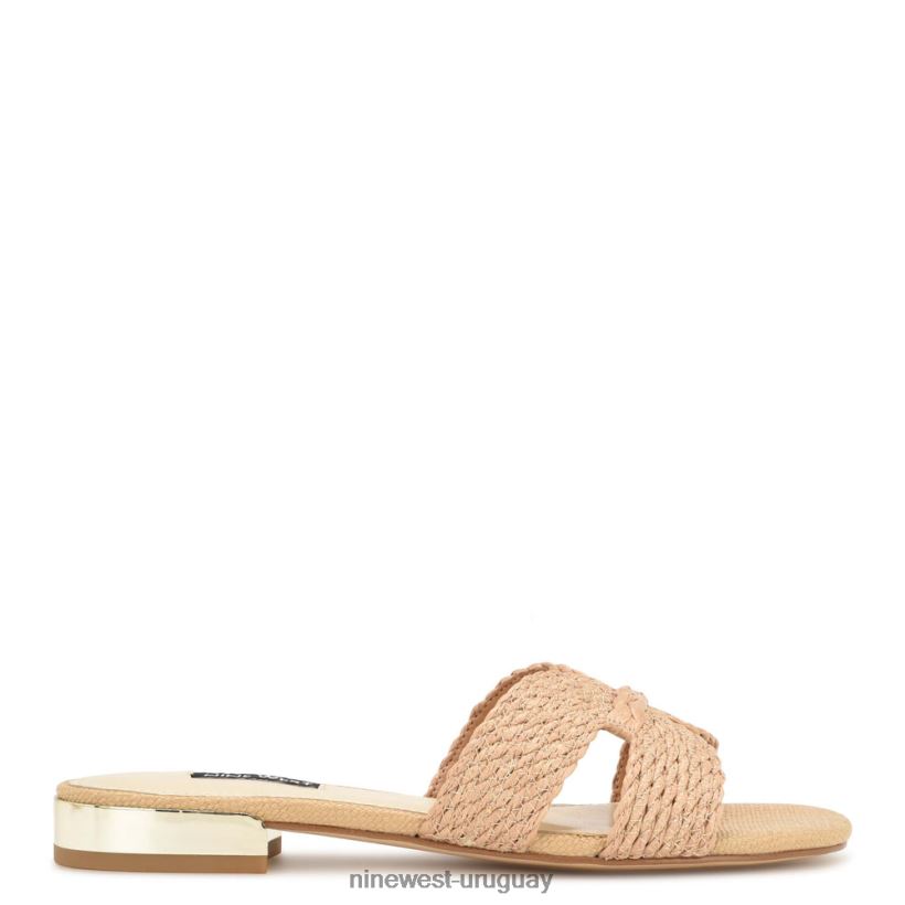 BD042262 Nine West sandalias planas irenie luz natural