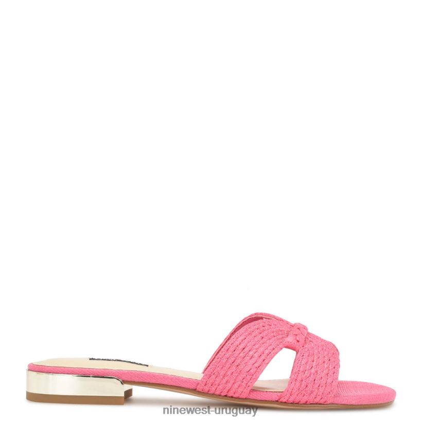 BD042263 Nine West sandalias planas irenie rosa