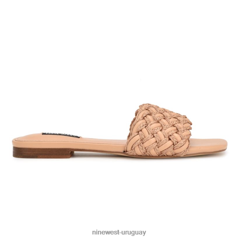 BD04226 Nine West sandalias planas maci natural