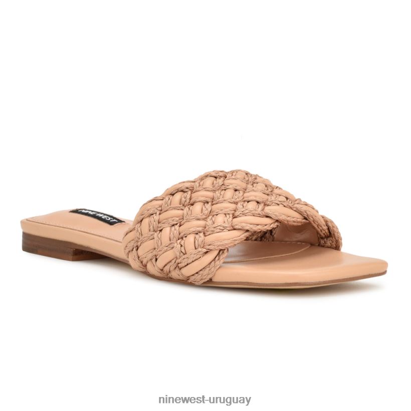 BD04226 Nine West sandalias planas maci natural