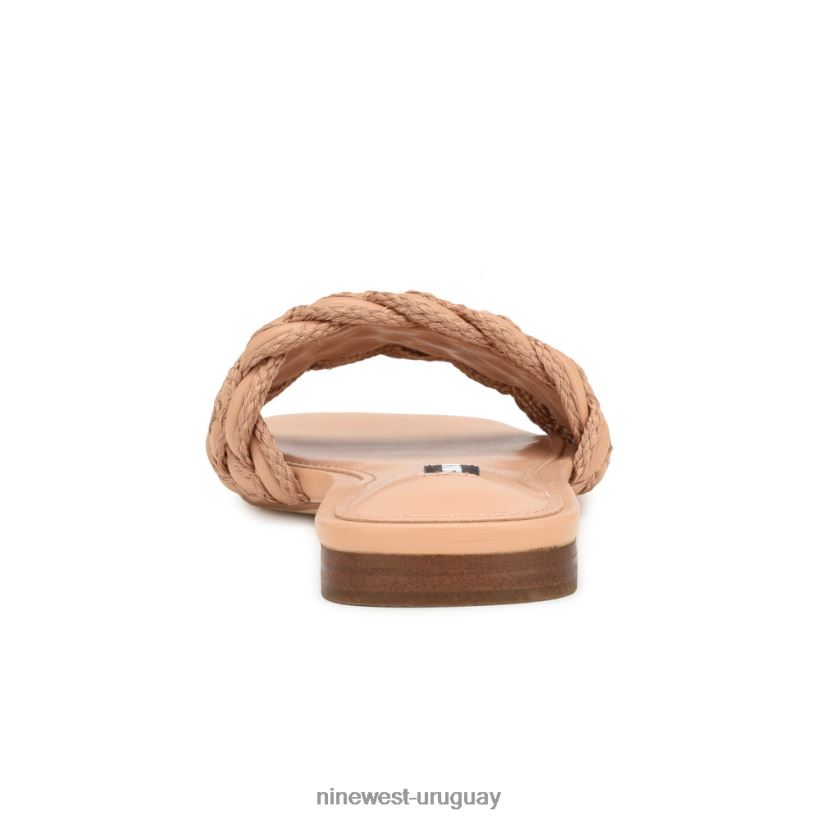 BD04226 Nine West sandalias planas maci natural