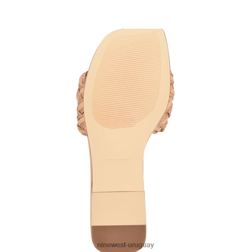 BD04226 Nine West sandalias planas maci natural