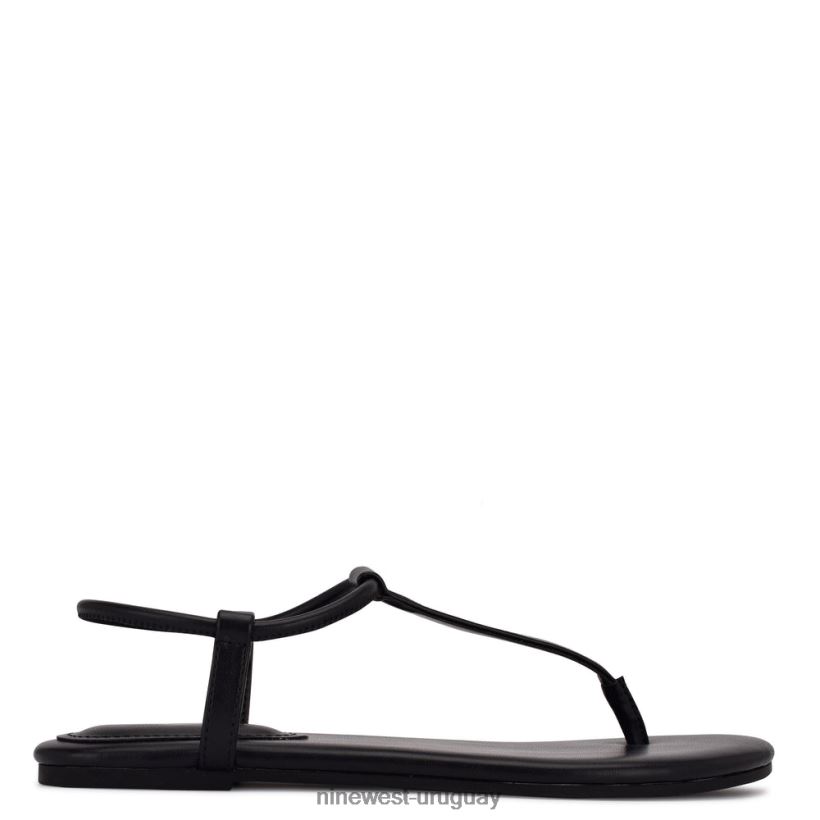 BD042294 Nine West sandalias planas bassie negro