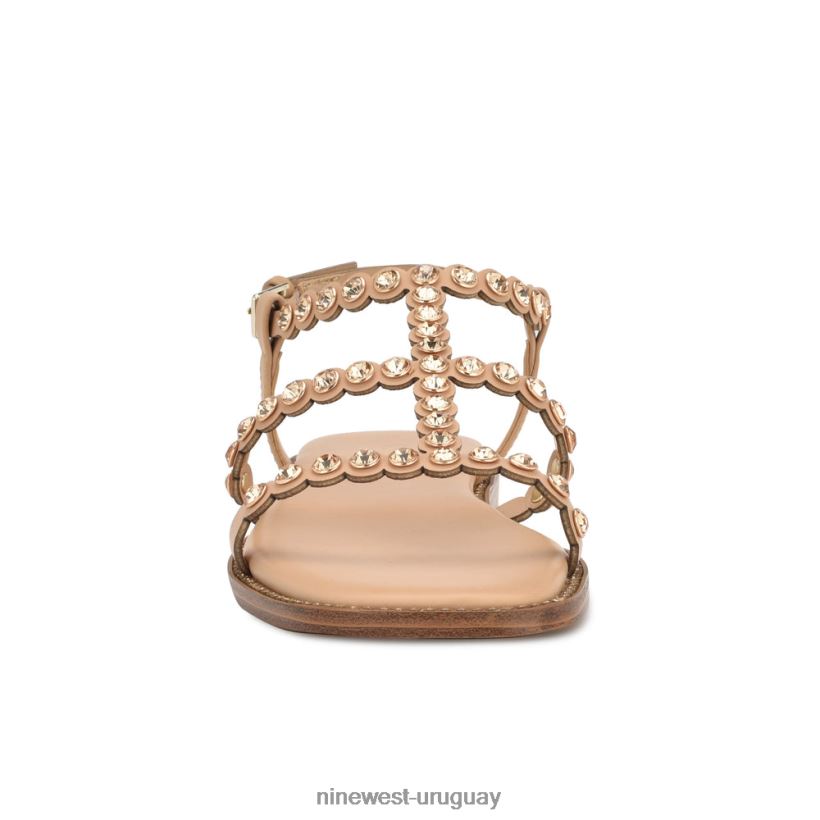 BD04229 Nine West sandalias planas emily luz natural