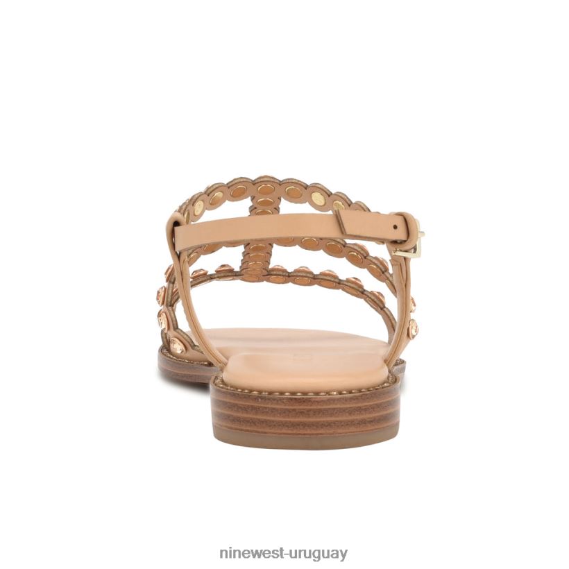 BD04229 Nine West sandalias planas emily luz natural