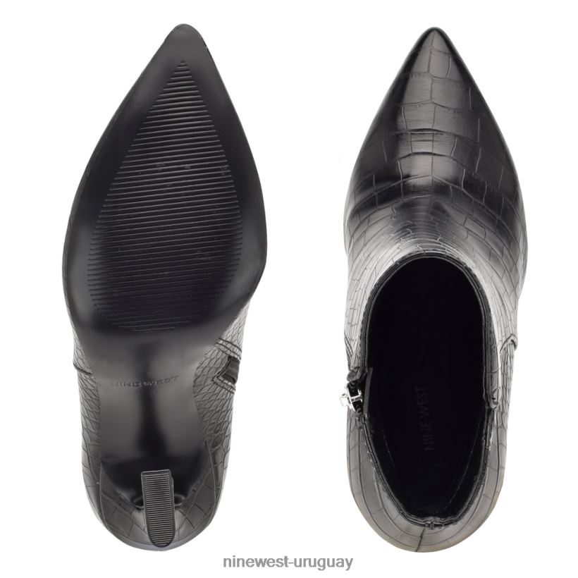 BD04221493 Nine West botines de vestir torrie cocodrilo negro
