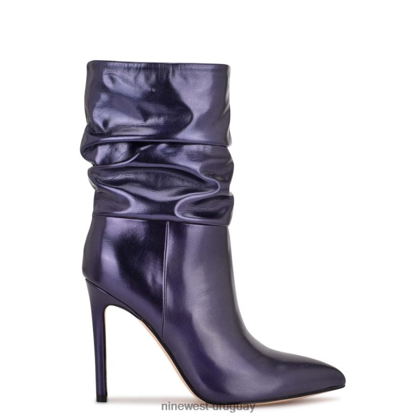 BD04221882 Nine West botines de vestir jenn azul marino metalizado