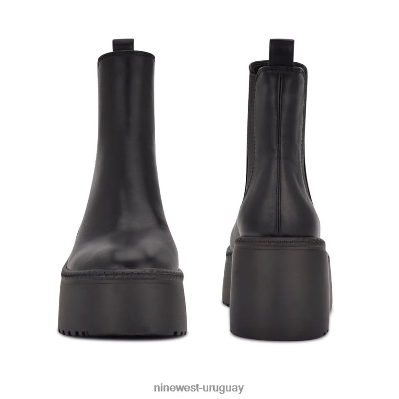 BD04222928 Nine West botines chelsea con plataforma henrita negro