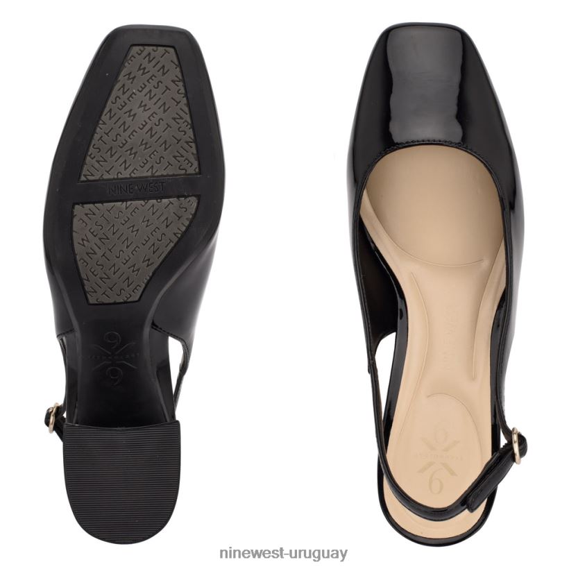 BD04221103 Nine West zapatos de tacón vila 9x9 charol negro