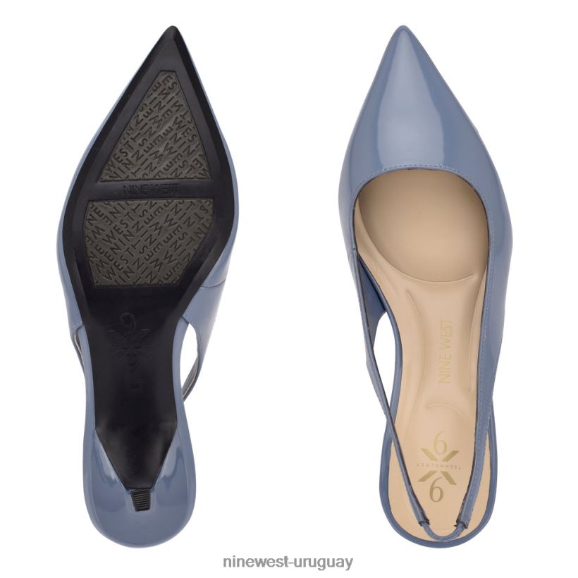 BD04221105 Nine West zapatos de tacón Kately 9x9 verde azulado